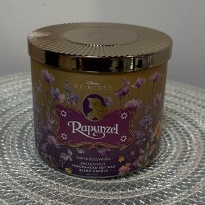 BBW Disney Rapunzel 3 Wick Scented Candle NWT